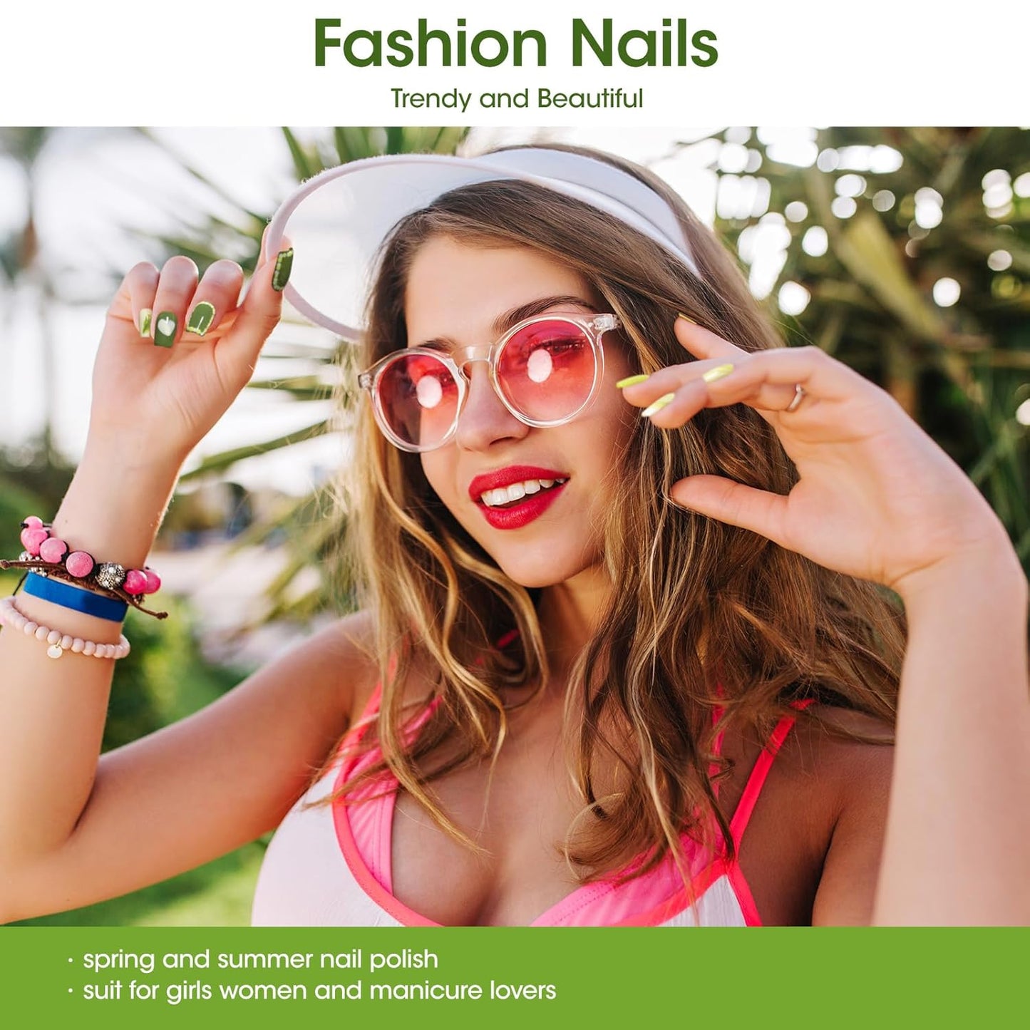 GELLEN Green Nail Polish Non Gel, Fast Air Drying Traditional Regular Green Nail Polish Spring Summer Full Size 6 Colors Lemon Olive Avocado Grass Mint Lime Set for Women Manicure St. Patrick's Day