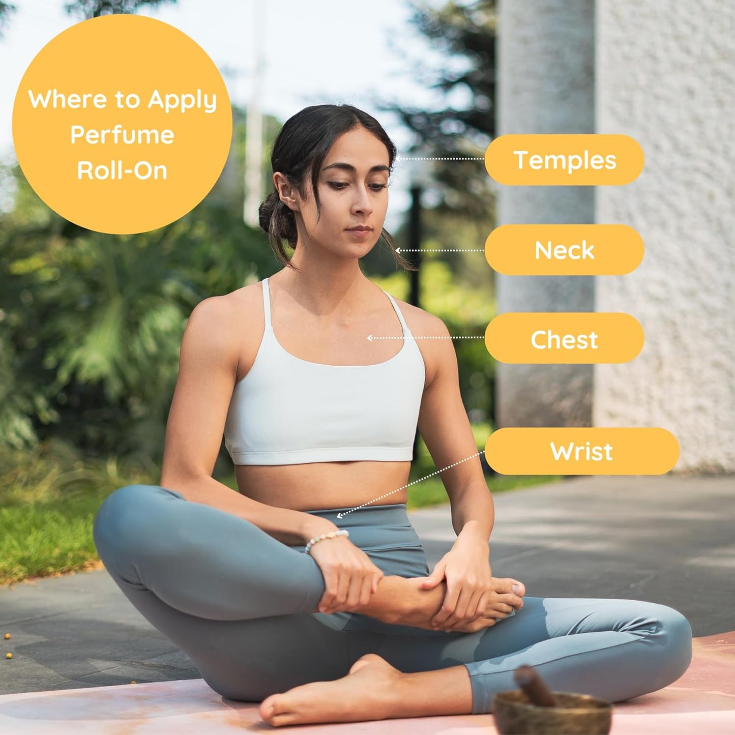 Honeysuckle Delicious Natural Pure Essential and Fragrance Oil Perfume Roll On with Organic Jojoba Oil, Eau de Toilette, Small-Batch, Alcohol Free, Handmade in California