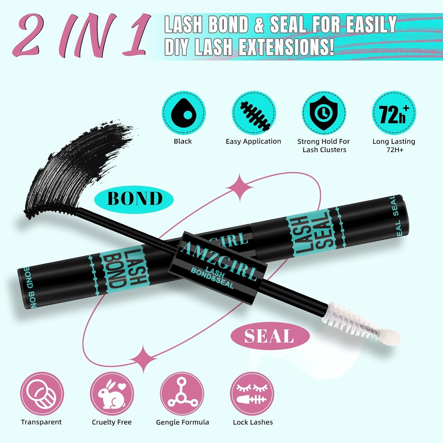 Lash Clusters Kit 320Pcs,60D DIY Individual Lashes Extension Kit,Lash Bond And Seal,Lash Remover For Eyelashes Extensions,Lash Applicator Tool For False Eyelash Cluster Kit At Home(D-Mix10-16mm)