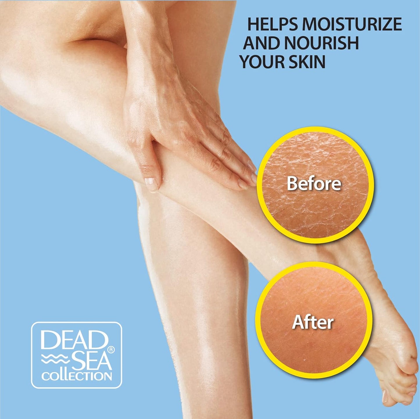 Dead Sea Collection Body Oil with Tea Tree-Dry Skin Moisturizer and Hydrating Massage - Nourishing Bath Oil - Increase Skin Elasticity and Provide Anti-Aging Support for Face and Body (4 fl.oz)