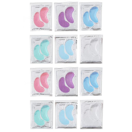 8 Pack Reusable Ice Gel Eye Pad for Puffy Eyes, Hot Cold Eye Mask, Deep Hydration and Anti Aging Effects