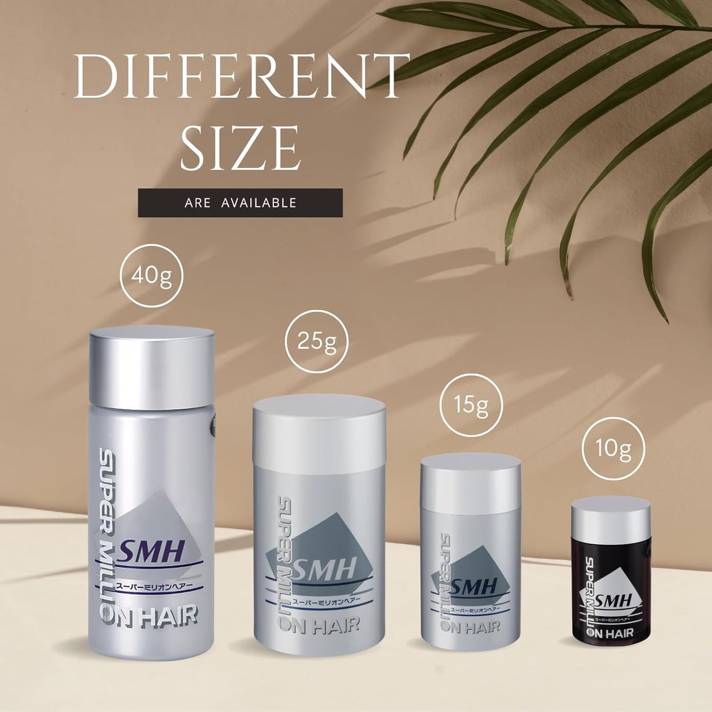 SMH Hair Fibers MADE IN JAPAN – Instantly Conceals Thinning Hair –Long-Lasting – Sweat, Water & Wind Resistant – Hair Loss Solutions For Men & Women (Medium Brown, 25g)