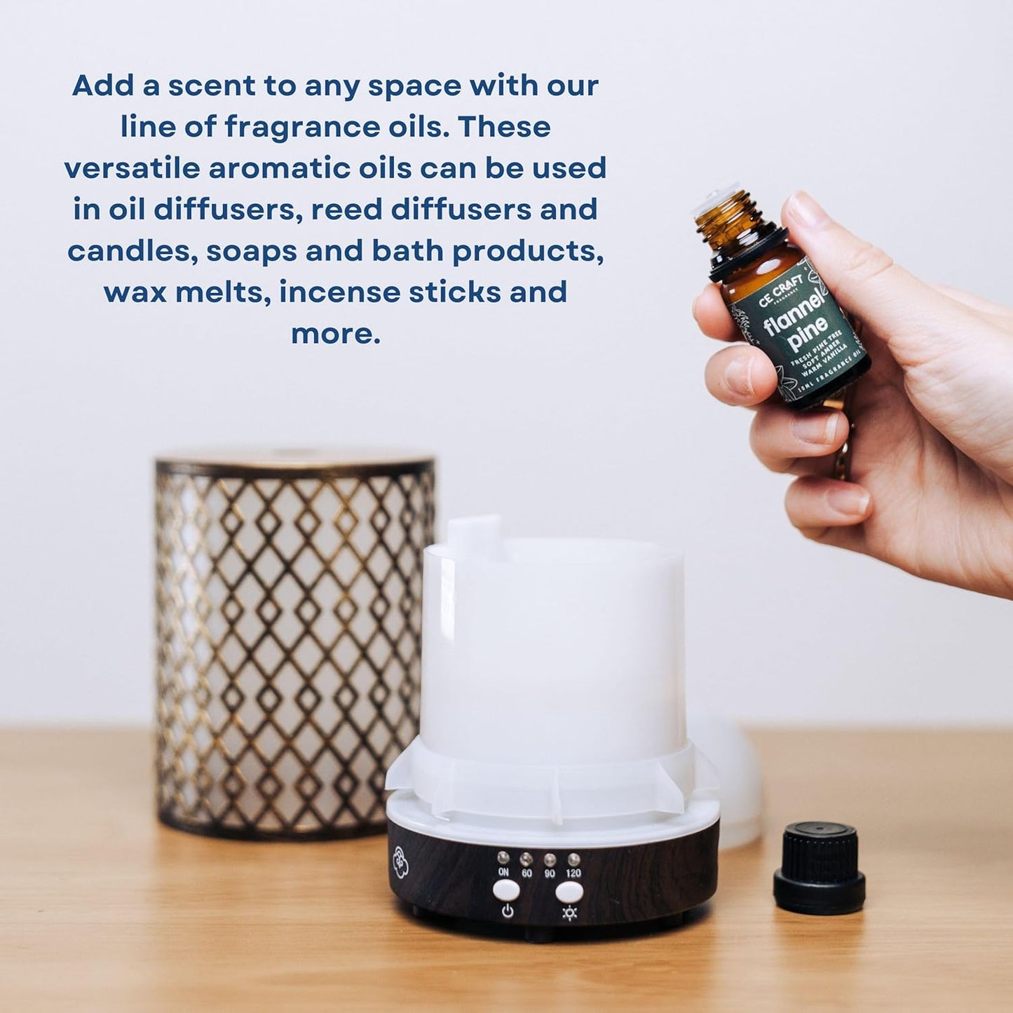 CANDECraftCo Premium Fragrance Oil – Diffuser Oils Fragrances Scented for Home, Candle Soap Making Supplies, Aromatherapy Blends for House (0.34 Fl Oz) (2-Pack, Fresh Linen)