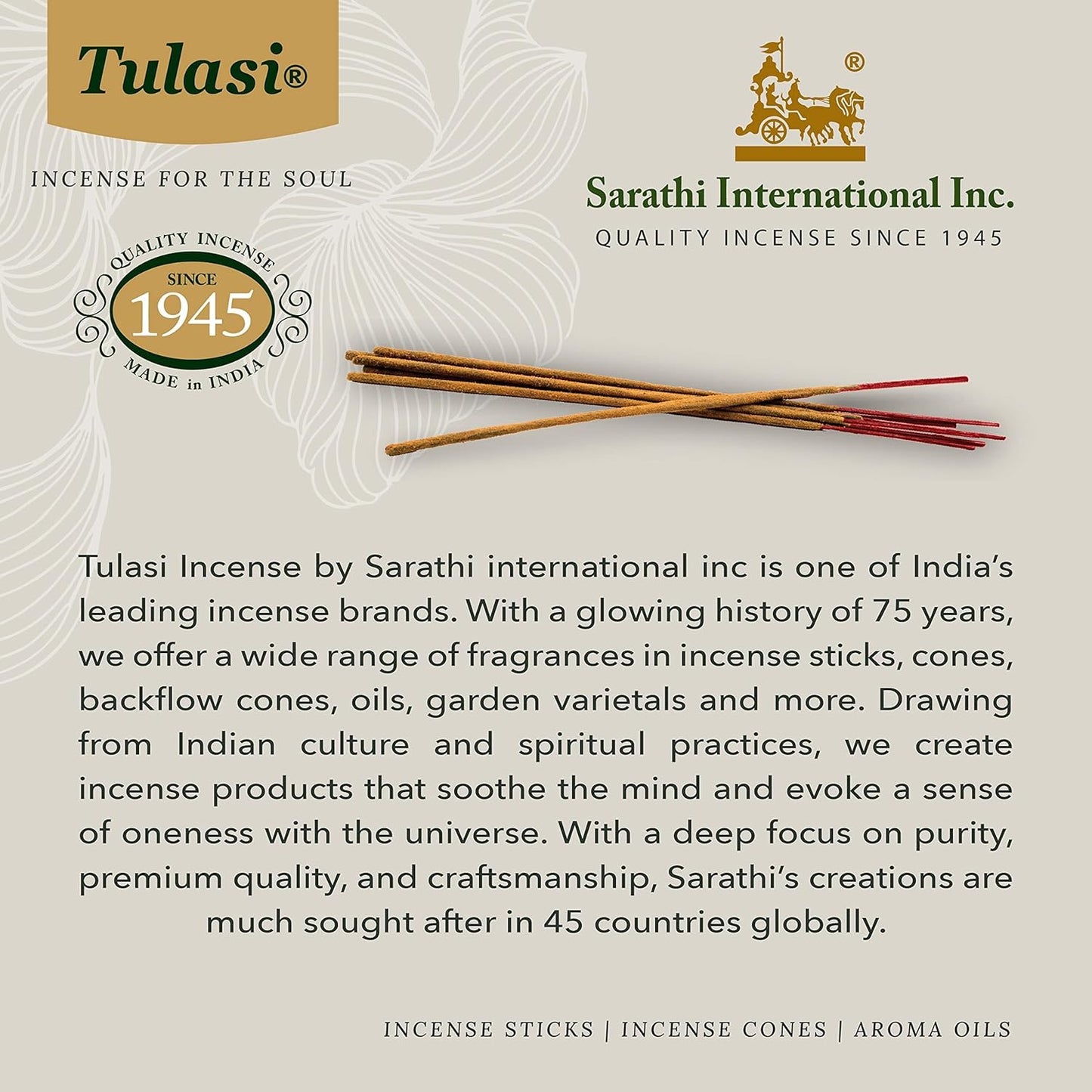 Tulasi Incense Sticks Gift Set – 144 Natural Scented Sticks (12 Fragrances) – Aromatherapy, Meditation, Yoga, Stress Relief, Air Purification – Long-Lasting Fragrance Gift Box (40g)