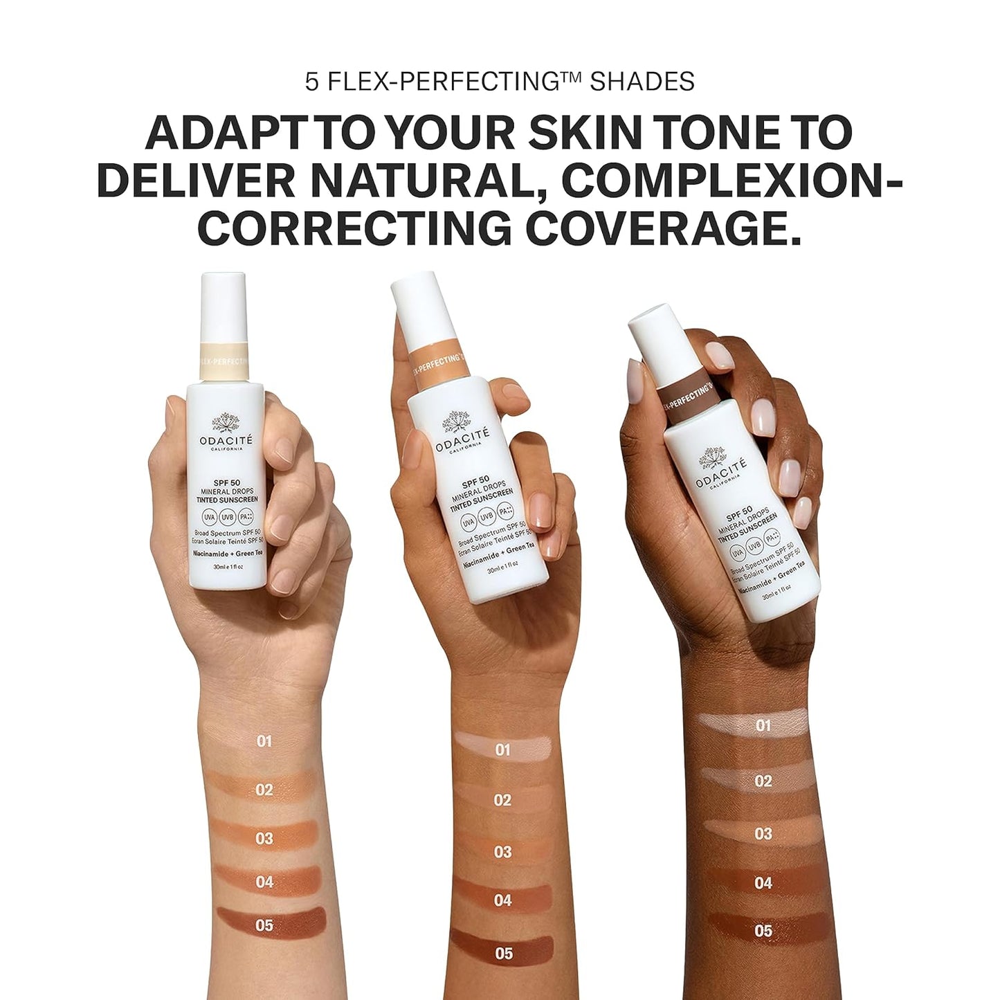 SPF 50 Flex-Perfecting™ Mineral Drops Tinted Sunscreen ONE