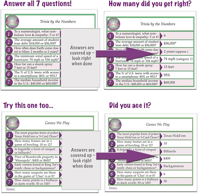 Matter of Fact — Fast-Paced, Rapid-Fire Trivia Challenge with Quirky Categories — Adult & Family Game Night Fun