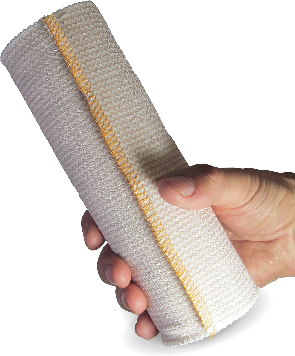 Neutripure Elastic Stretch Body Wrap - Bandage with Velco - 8 Inch Wide Jumbo Roll for Stomach