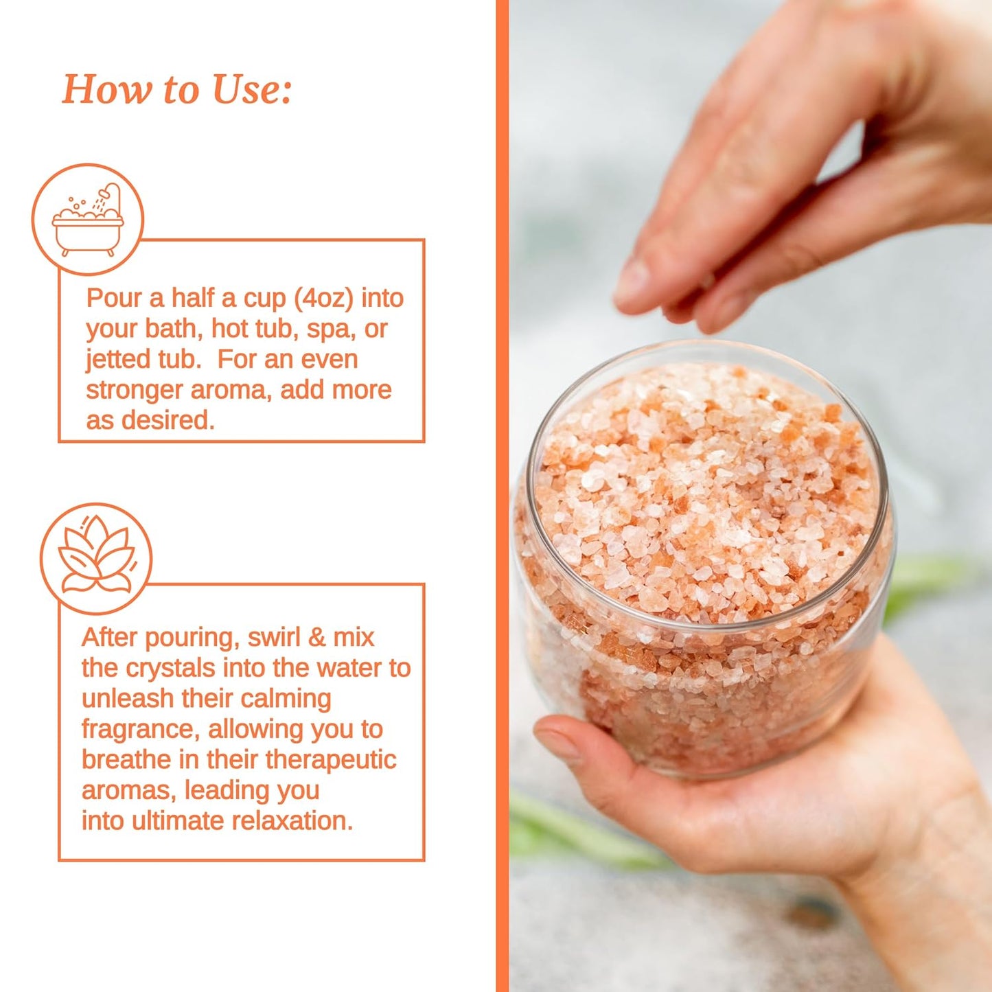 Relax Spa & Bath, Epsom & Dead Sea Salts, Aromatherapy Bath Salts for Hot Tub, Bath, or Spa, Infused with Magnesium, Energy Therapy