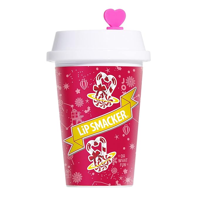 Lip Smacker Holiday Christmas Flavored Lip Balm Frappe Peppermint Stocking Stuffer Gift For Kids