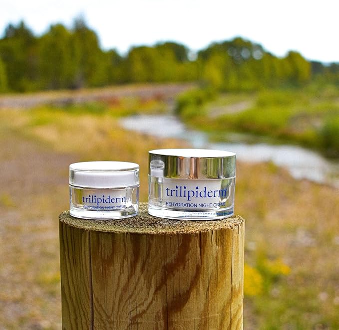 Trilipiderm Rehydration Night Crème .5oz Travel Size Night Rejuvenation with Anti-Aging Hyaluronic Acid and Retinol