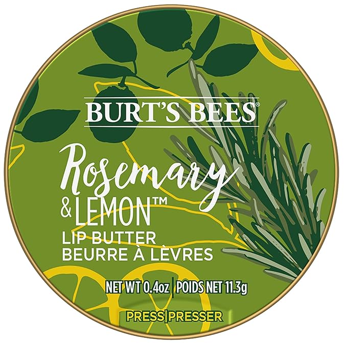 Burts Bees Rosemary and Lemon Lip Butter Unisex Lip Balm 0.4 oz