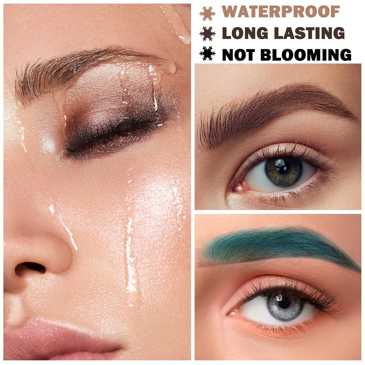 Eyebrow Pomade Cream,Brow Pomade Gel Naturally Long Lasting Waterproof,Delicate and Smooth Eye Brow Makeup Cosmetics with Eyebrow Brush - Magenta