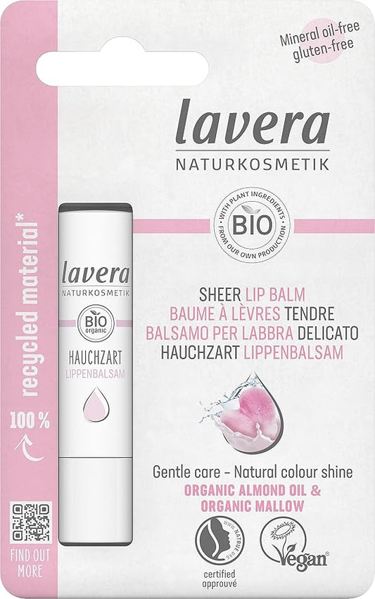 Lavera Organic Sheer Lip Balm New 0.18 oz