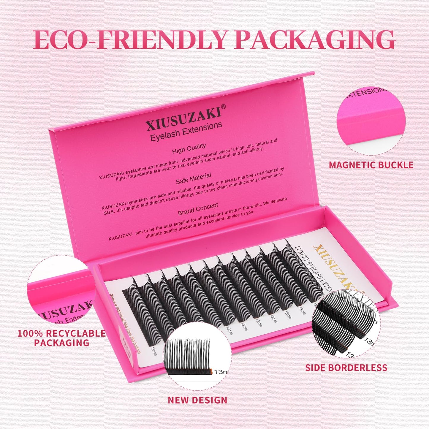 5D Flower Lash Extensions Spikes Lashes 0.07 Matte Black D Curl Lashes 11mm Volume Eyelash Extension Lash Trays Professional Use(5D Flower,0.07-D,11mm)