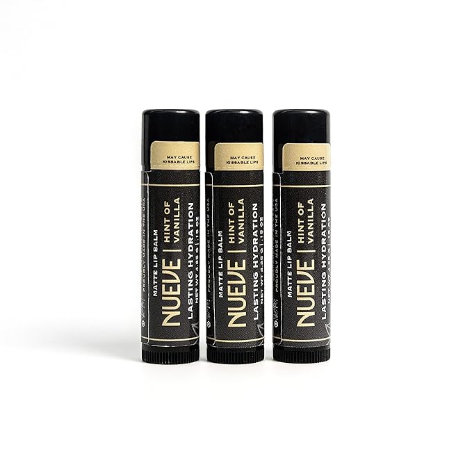 Lip Balm, Long-Lasting, Moisturizing Formula, Nourishing Lip Care, 100% Natural, Hint of Vanilla, Matte Finish (3)