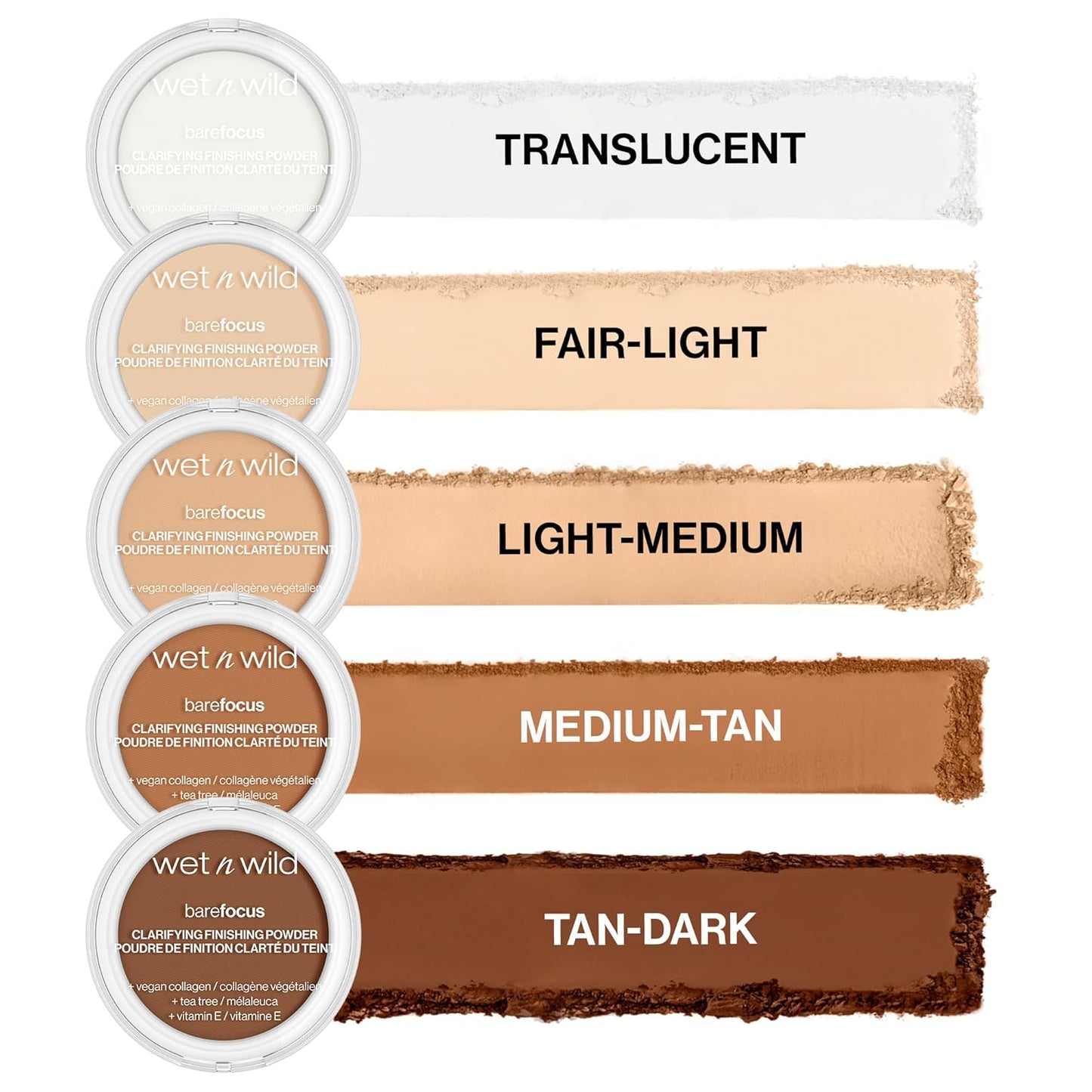 wet n wild Bare Focus Clarifying Finishing Powder | Matte | Pressed Setting Powder Light-Medium