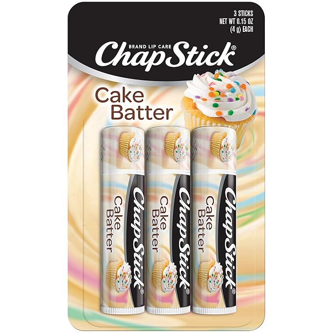 Limited Edition Flavored Lip Balm Tubes, Lip Moisturizer for Lip Care - 0.15 Oz (Pack of 3).