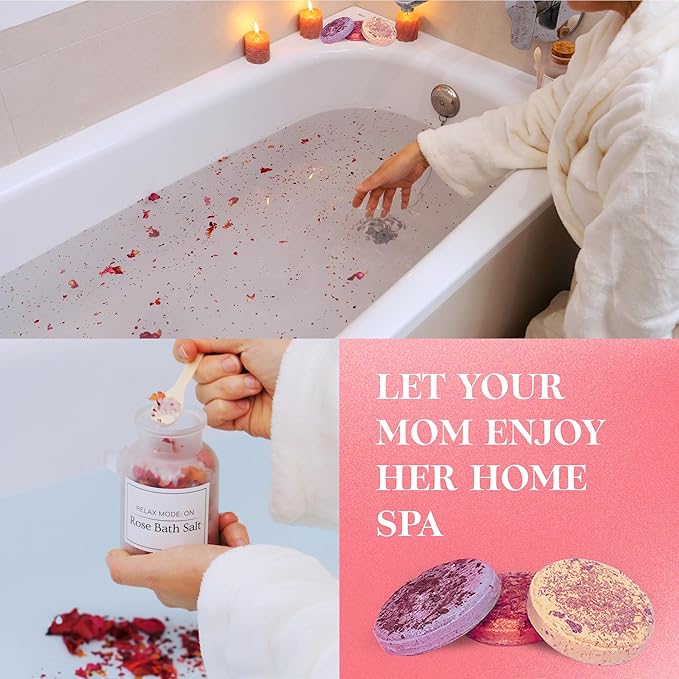 Best Mom in the World Gift set - Gift for Any Occasion – Gifts for Mom from Daughter Relaxing Gifts for Women Set – Mom Birthday Gifts Box – Gift Box for Valentine's Day, Mother's Day