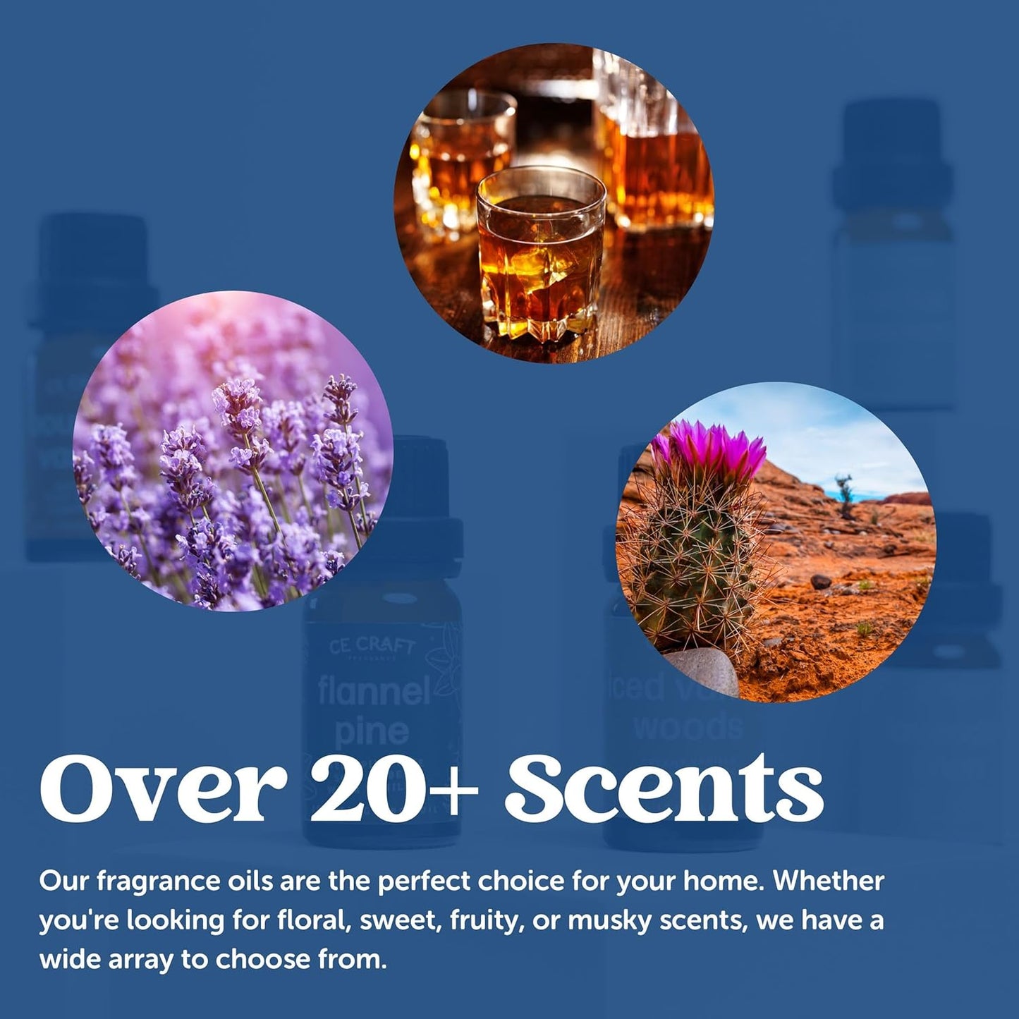 CANDECraftCo Premium Fragrance Oil – Diffuser Oils Fragrances Scented for Home, Candle Soap Making Supplies, Aromatherapy Blends for House (0.34 Fl Oz) (2-Pack, Morning Coffee)