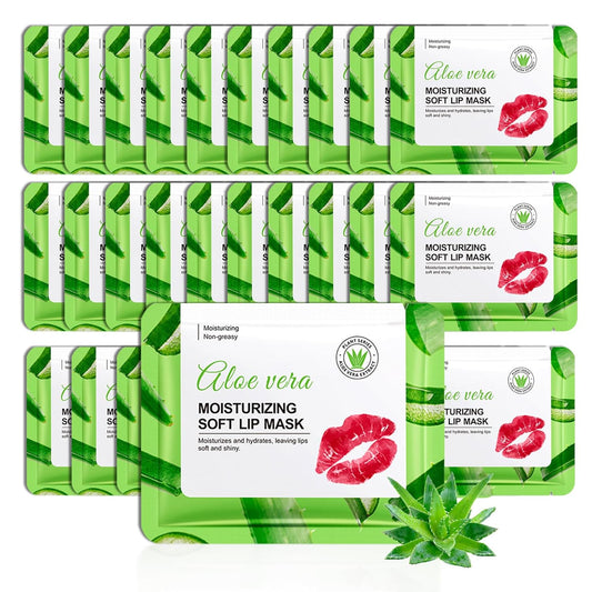 30PCS Moisturizing Lip Masks Set, Overnight Bulk Lip Patches, Long-lasting Hydrating Sleeping Lip Plumping Masks for Women 06