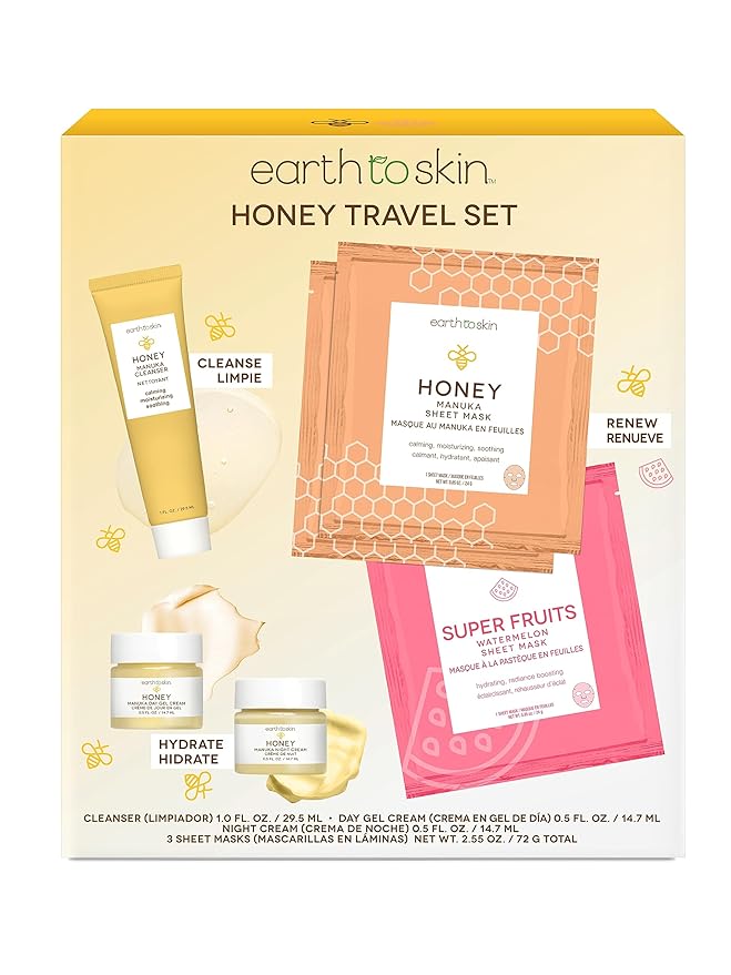 Earth To Skin Honey Travel Set