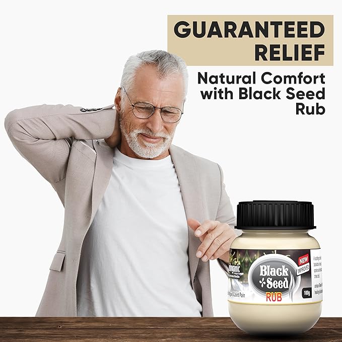 Black Seed Rub | Infused with Soothing Properties | Crafted to Provide Comfort to Joints, Muscles, Shoulders and Beyond | 3.5 oz.…