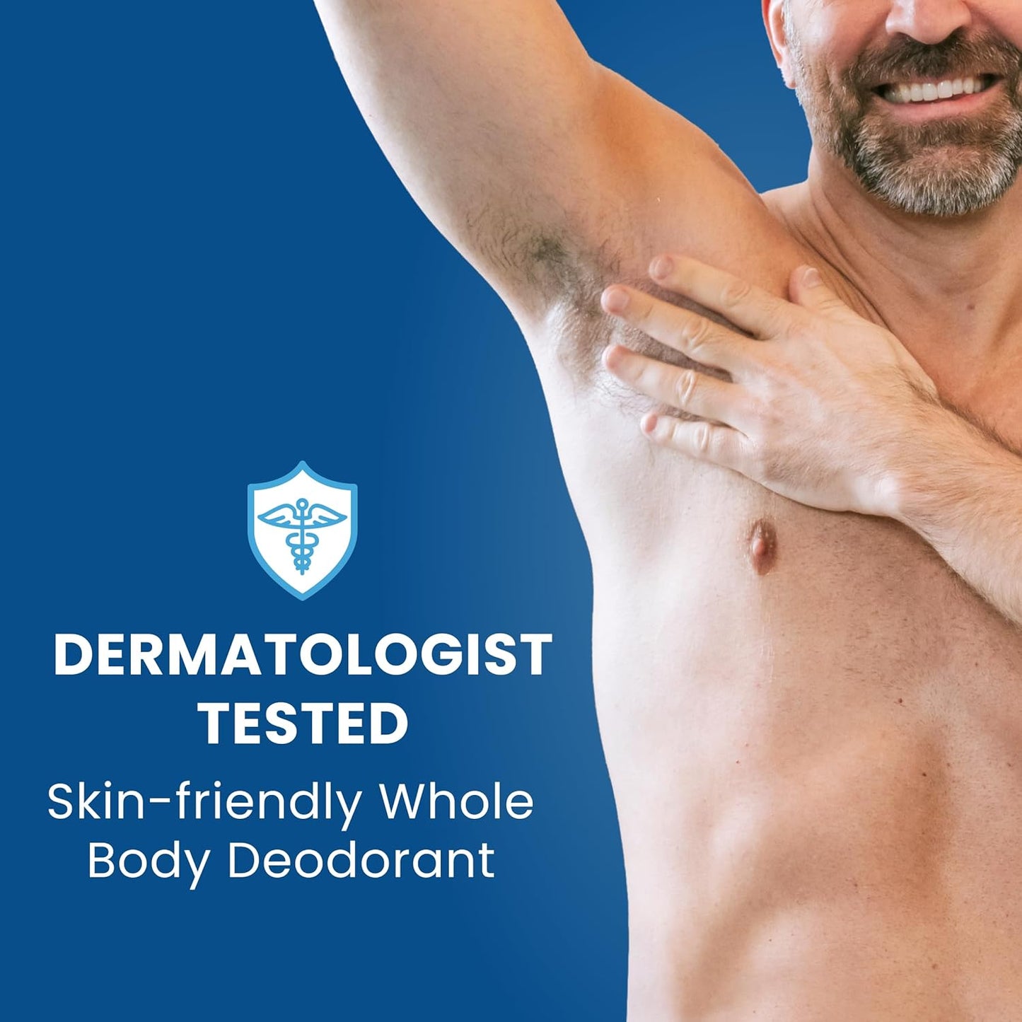 Mando Whole Body Deodorant For Men - Smooth Solid Stick - 72 Hour Odor Control - Aluminum Free, Baking Soda Free, Skin Safe - 2.6 Ounce (Pack of 2) - Clover Woods