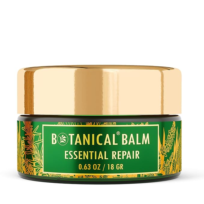 Botanical Repair Balm | Concentrated Formula for Instant Hydration | Organic, Pure, Natural Skincare (0.63 fl oz | 18 gr)