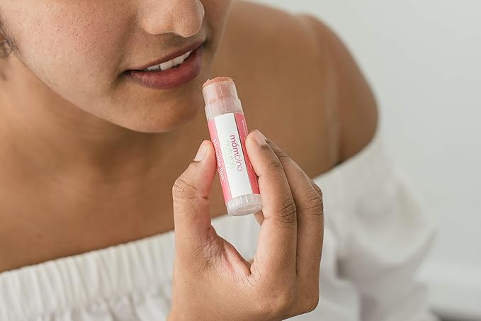 Mambino Organics Kissable Lips Glossy Vegan Lip Balm, Juicy Red Grapefruit, 7 G, 3 Pack