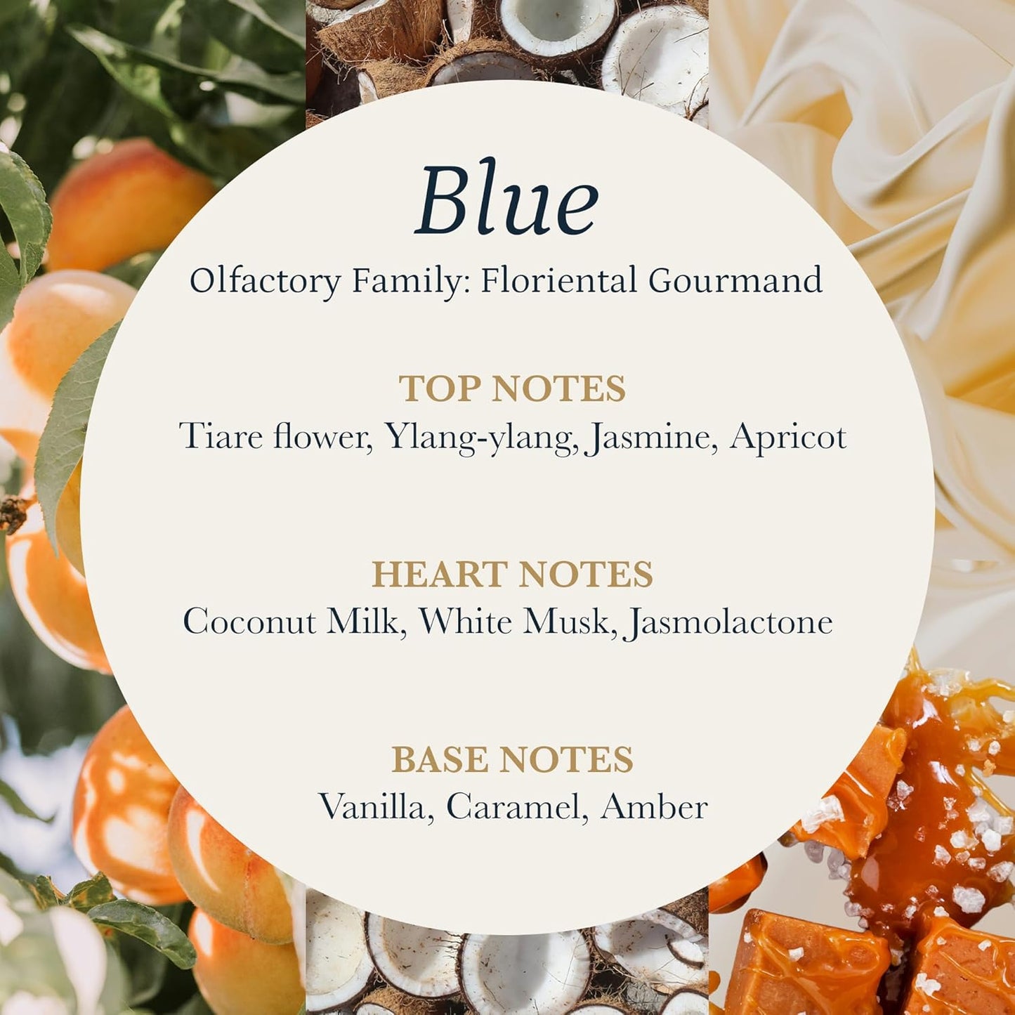 PuroSentido Blue Aroma Oil (10 ml) - Luxury Essential & Fragrance Oil for Diffusers and Humidifiers, Apricot, Coconut Milk & Vanilla Home & Hotel Scent