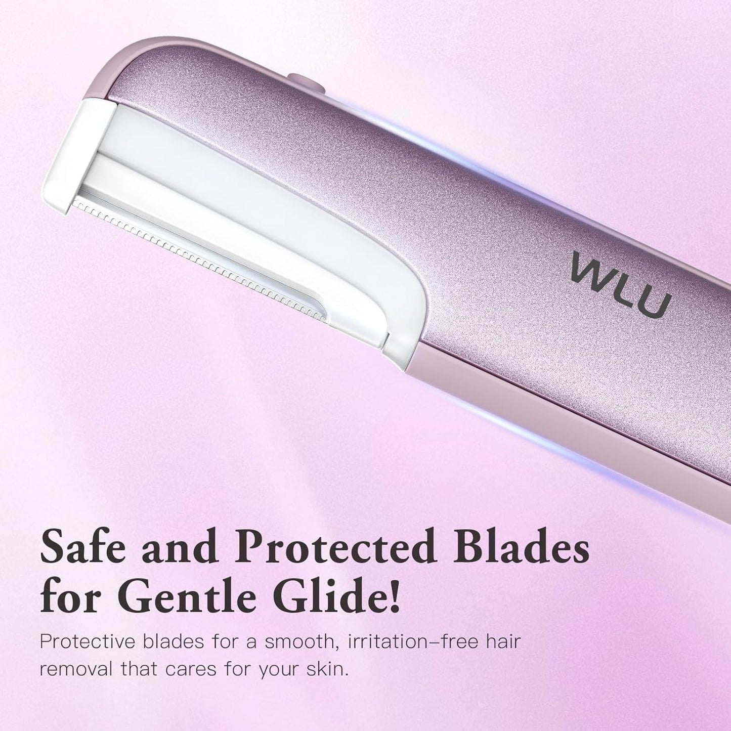 Dermaplaning Tool for Women Face - Edge Technology Sonic Dermaplane Razor for Facial Exfoliation & Peach Fuzz Hair Removal with 10 Refill Blades (Purple)