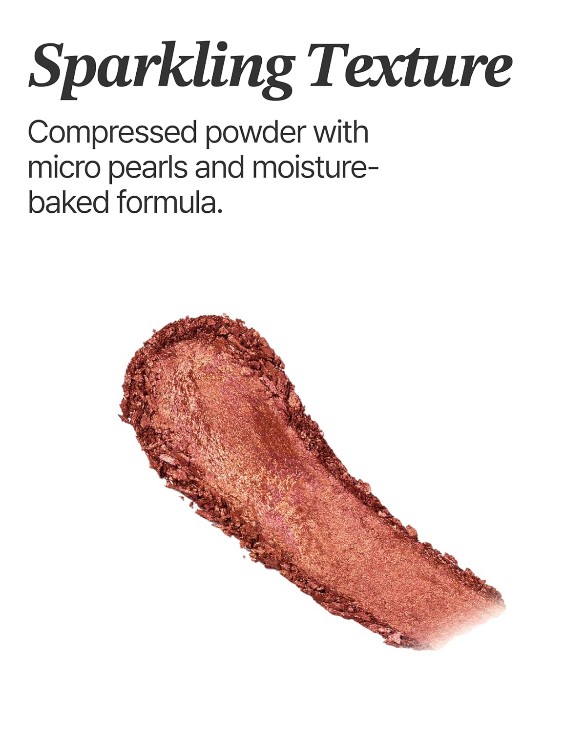 Glint Marble Highlighter (Sunset Bronze, 0.08oz) - Korean Makeup. Inspired Baked for Smooth, Radiant Glow, Long-Lasting Wear. Enriched with Micro Pearl Particles