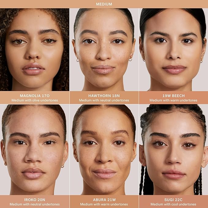 ILIA - Skin Rewind Complexion Stick - Foundation + Concealer + Skincare | Non-Toxic, Vegan, Cruelty-Free, Clean Makeup (19W - Beech, 0.35 oz | 10 g)