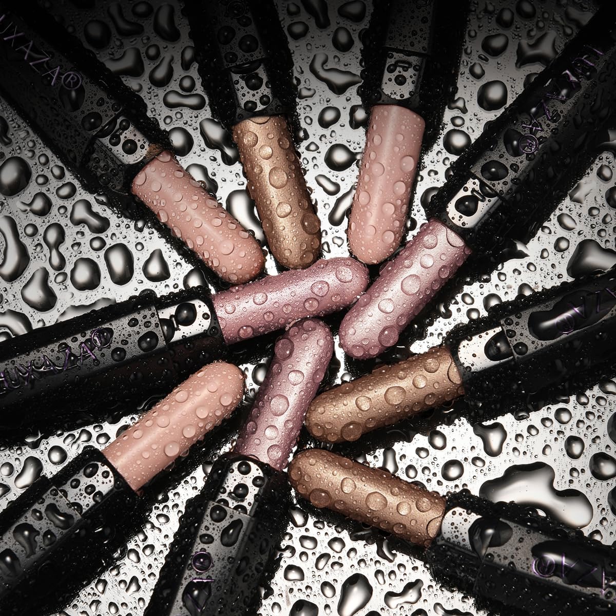 Classic 3PCS Neutral Eyeshadow Stick Makeup Set, Metallic Shimmer Matte Cream Eye Shadow Eyeliner Brightener Pencil Crayon - Rosewood Bloom