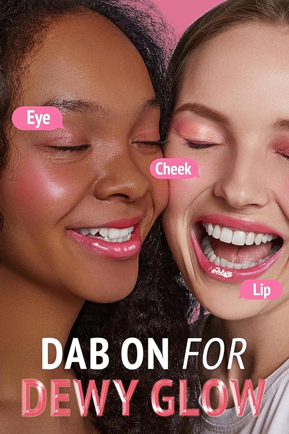 Veganize Collagen Lip Glass Balm | Hydrating Lip Balm in 9 Vibrant Colors | Moisturizing Lip Care Infused with Collagen Jelly Magic | No Animal Trial Lip Balm 0.06 oz (No. 8 Dried Rose)