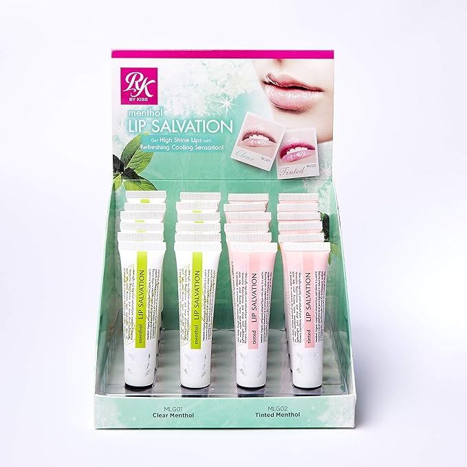 Ruby Kisses Menthol Lip Salvation Clear Lip Gloss (MLG02 - Tinted)