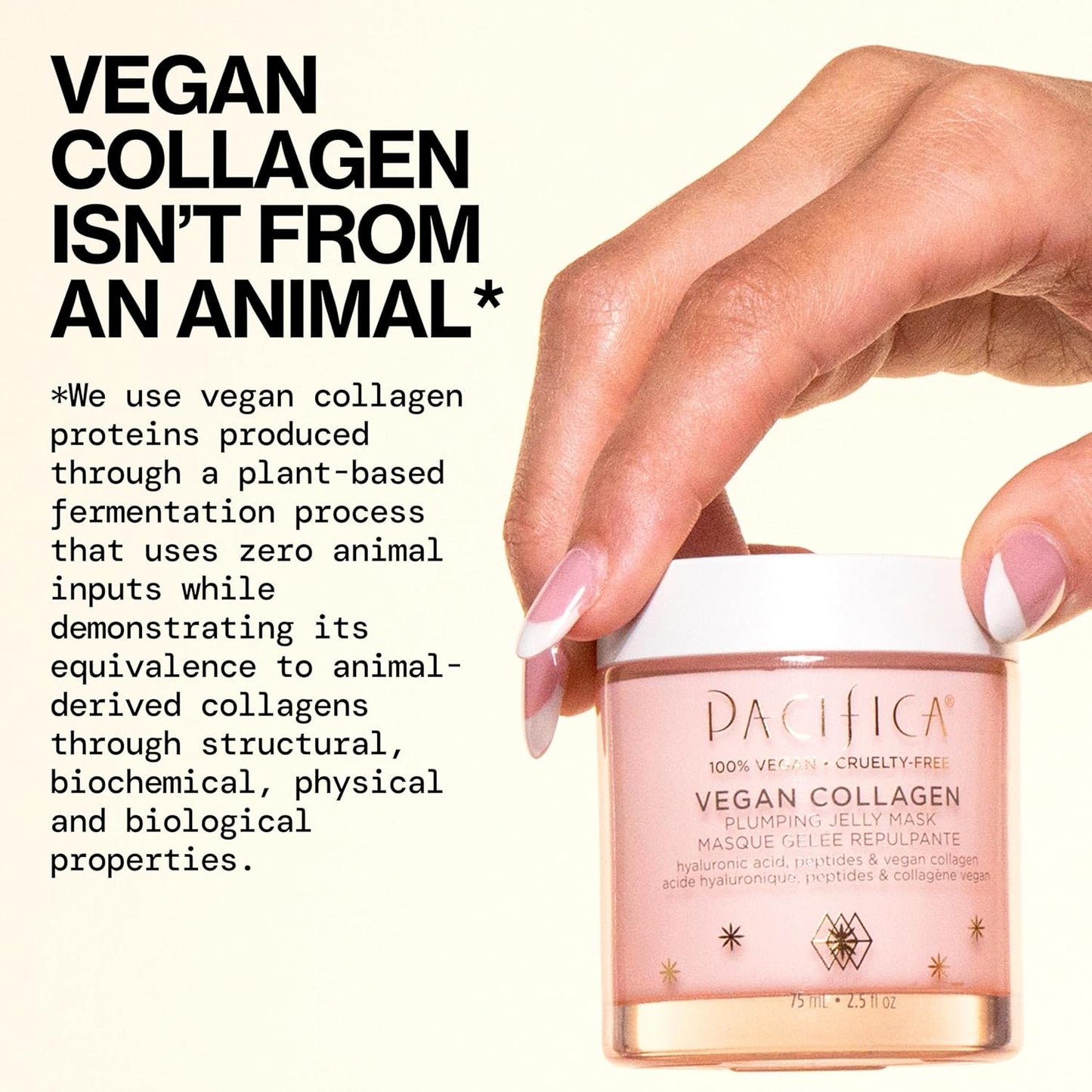 Pacifica Vegan Collagen Plumping Jelly Mask – Overnight Hydrating Face Mask with Vegan Collagen, Squalane & Hyaluronic Acid, Deep Moisture for Plump, Dewy Skin, Glass Skin Glow, Clean Beauty Skincare