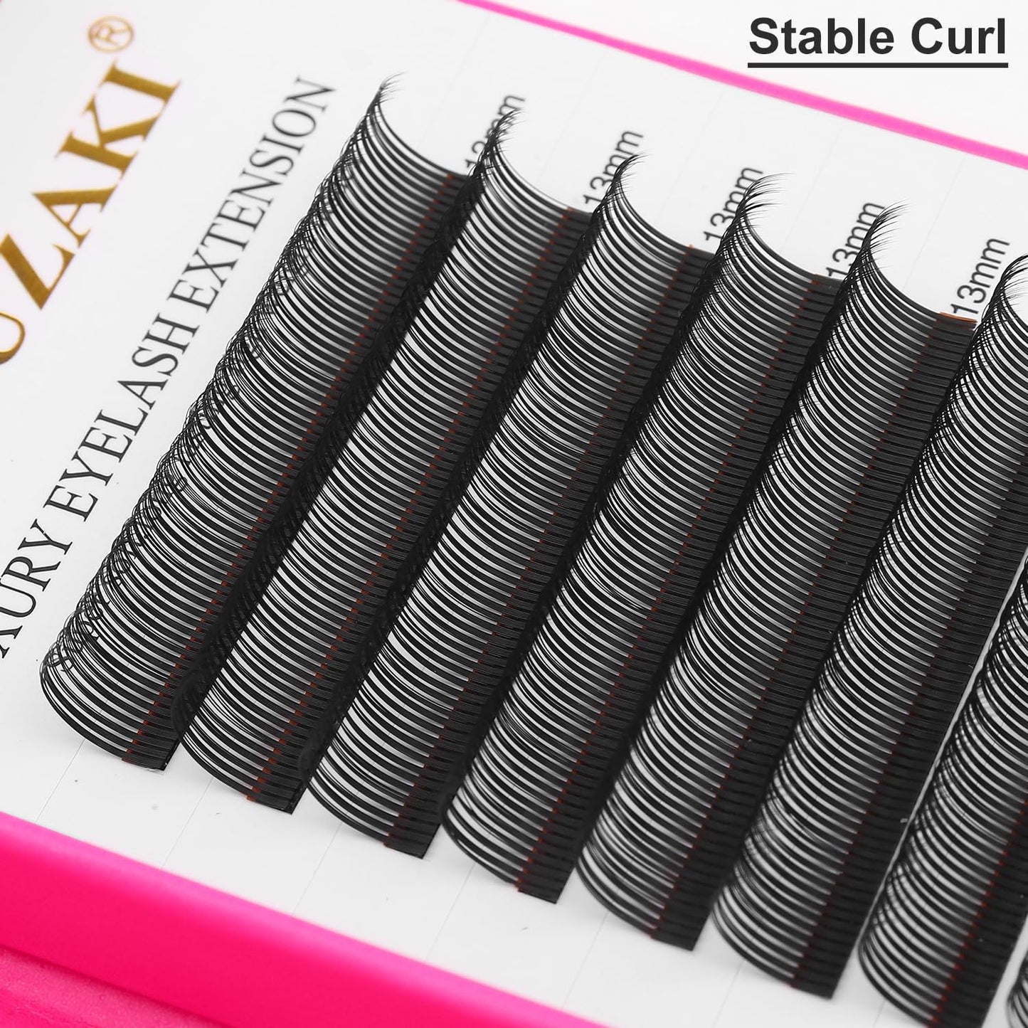 5D Flower Lash Extensions Spikes Lashes 0.07 Matte Black C Curl Lashes 12mm Volume Eyelash Extension Lash Trays Professional Use(5D Flower,0.07-C,12mm)