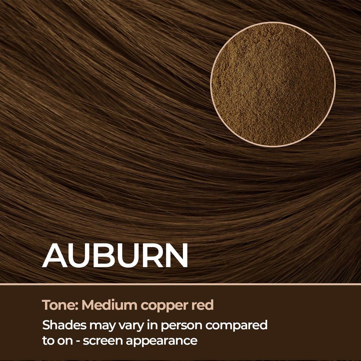 Keratin Hair Fibers for Men & Women - Fill In Fine or Thinning Hair, Instantly Thicker, Fuller Looking Hair (Auburn 15g)