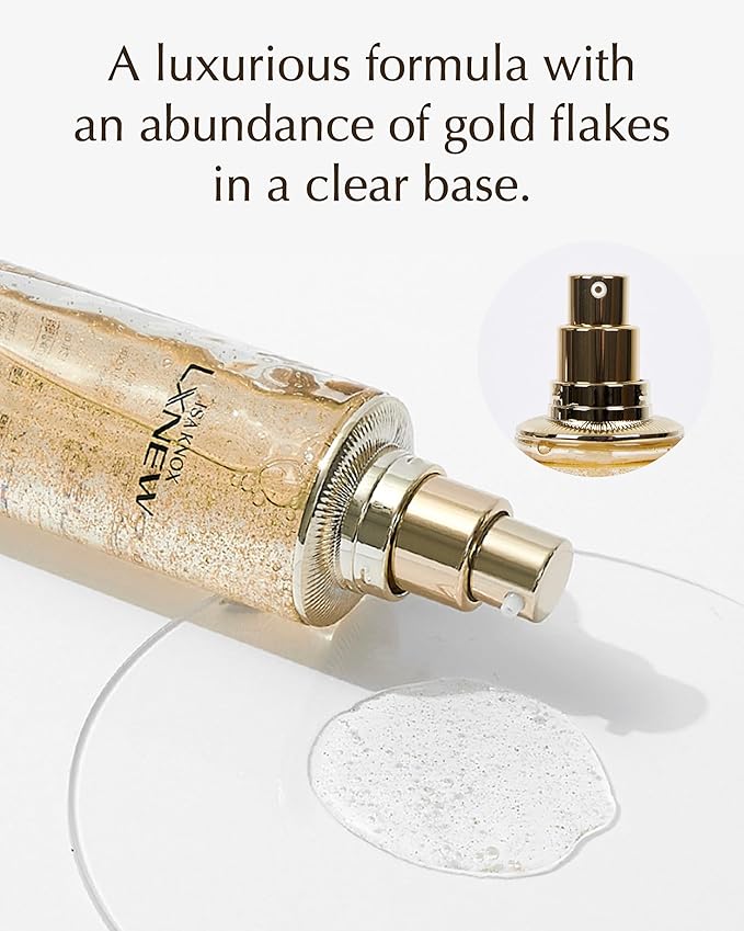 ISA KNOX LXNEW Royal Golden Skincare Gift Set (11.4fl oz) - Luxury Gift Set for Rejuvenation and Youthful Radiance. Korean Skincare by LG Beauty. Royal Peptides & Jelly, Niacinamide,