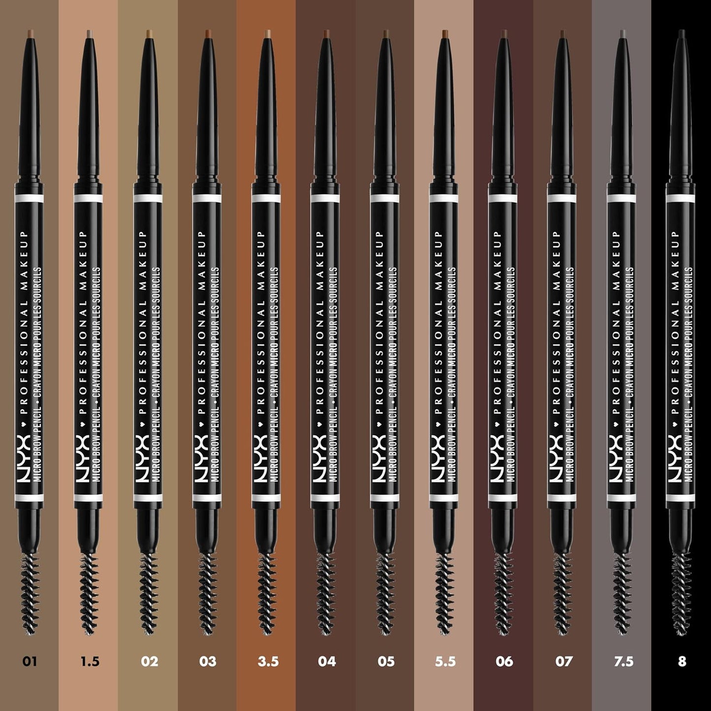 NYX PROFESSIONAL MAKEUP Micro Brow Pencil, Precise Tip, Waterproof, Vegan Eyebrow Pencil - Blonde