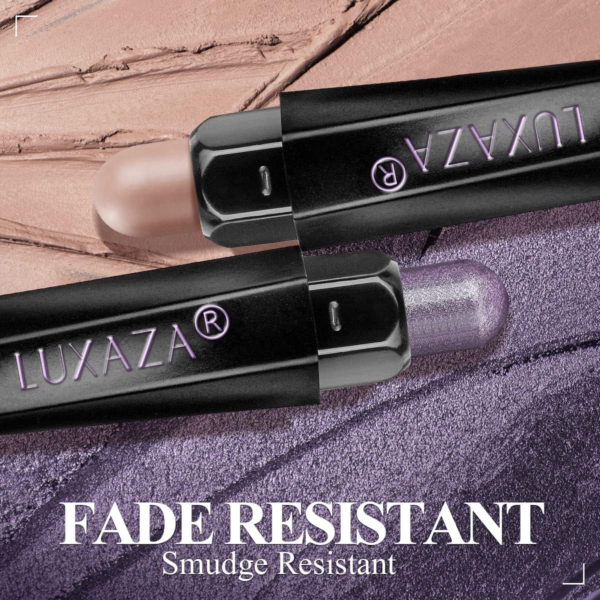 10PCS Eyeshadow Stick,Shimmer And Matte Brown Metallic Cream Eyeshadow Pencil Crayon with Smudge-proof & Waterproof, Eye Brightener Stick, Ideal Gift for Women - Lilac Brown