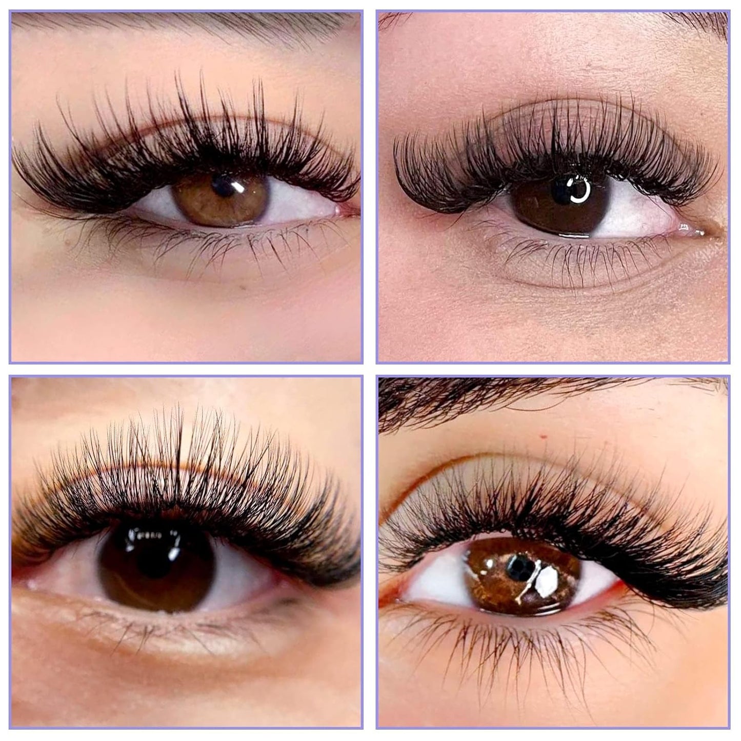 Easy Fan Volume for Lash Artists: Wendy, Handmade Fans for Eyelash Extensions, Self Fanning, Blooming, Black, D Curl, 0.03mm, 14-20mm, KH126