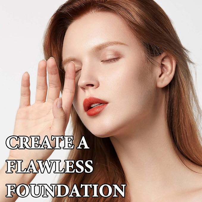 One Step Color Corrector,Natural Isolation Cream,Face Primer Makeup Tricolor Moisturizer,Correcting Primer Concealer Foundation,Setting Powder,Makeup Brushes,Makeup Sponges（4PCS)