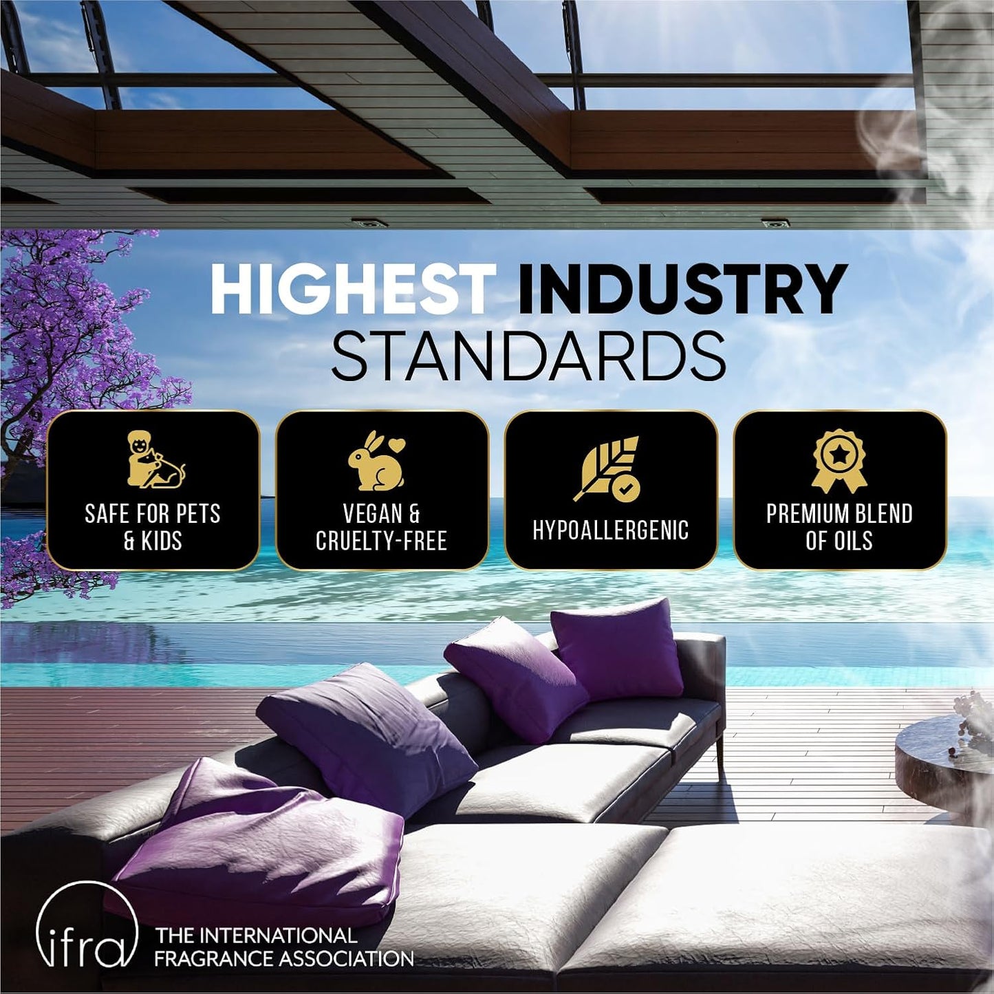 Luxury Hotel Diffuser Oil for Hotels and Homes - Aromatherapy Oils for use with an Essential Oil Diffuser at Home - Fragrance-Scent Diffuser Oil Blend (Rio Chic) 4.05fl oz (120ml)