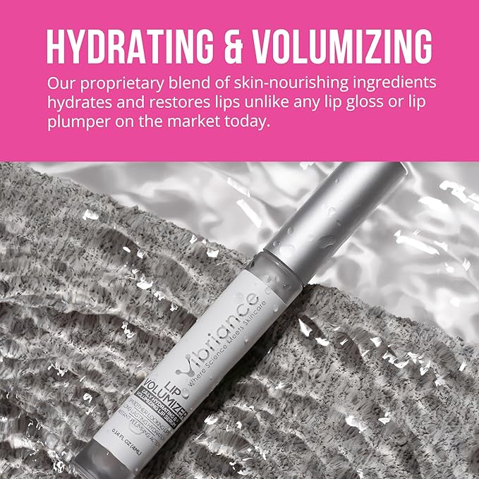 Vibriance Hydrating Lip Volumizer - Plumping Lip Gloss with Hyaluronic Acid - Lip Plumper Smooths Lines and Wrinkles | 0.14 fl oz (4 ml)