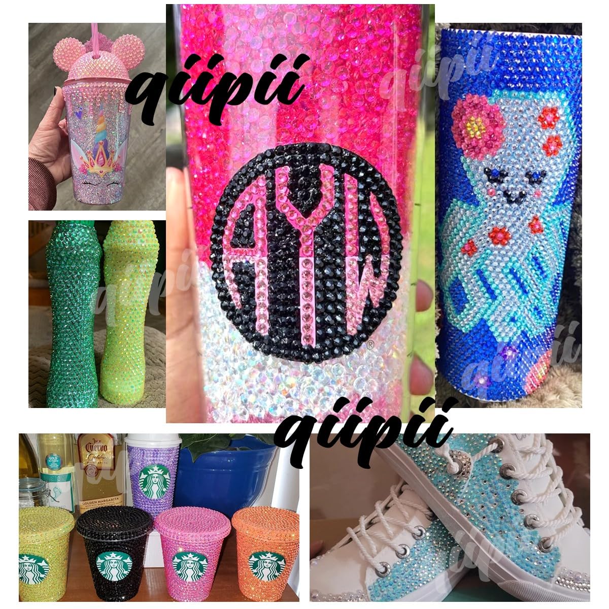 16000PCS Orange AB Resin Rhinestones for Crafting 3mm 4mm 5mm Flatback Jelly Stones Bulk SS10 SS16 SS20 Diamonds Gems for Face Eyes Makeup Mugs Tumblers Bottles DIY Crafts Clothes Shoes Phones