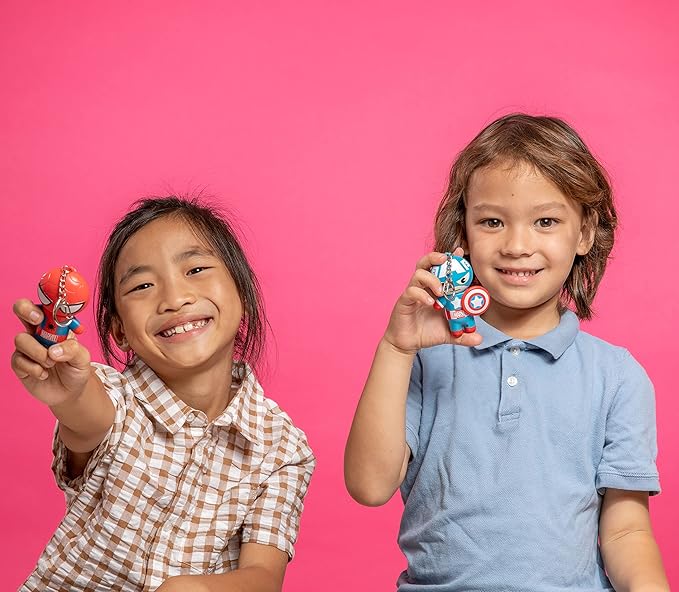 Lip Smacker Marvel, keychain, lip balm for kids - Spiderman & Captain America