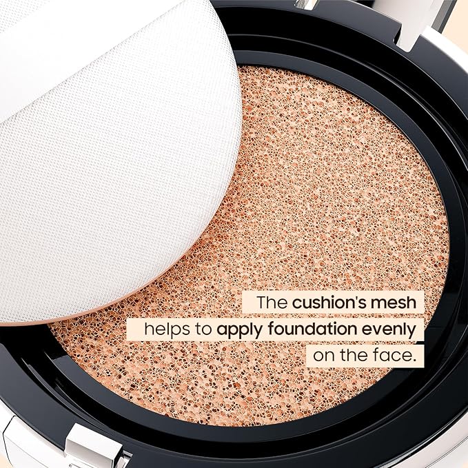 Mushroom Head Air Cushion CC Cream - BB Cream Foundation Makeup Moisturizing Concealer Long-Lasting, Cushion Foundation Full Coverage Self Adjusting (Ivory, 1 PCS)