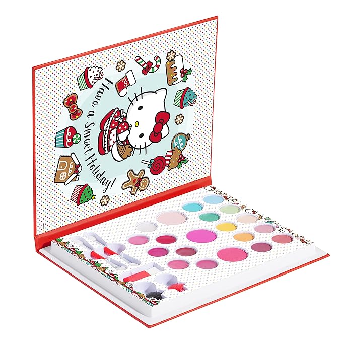 Lip Smacker Hello Kitty Holiday Beauty Book Makeup Set For Girls